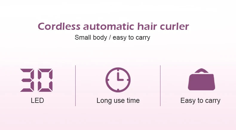 Automatic Curling Iron Cordless