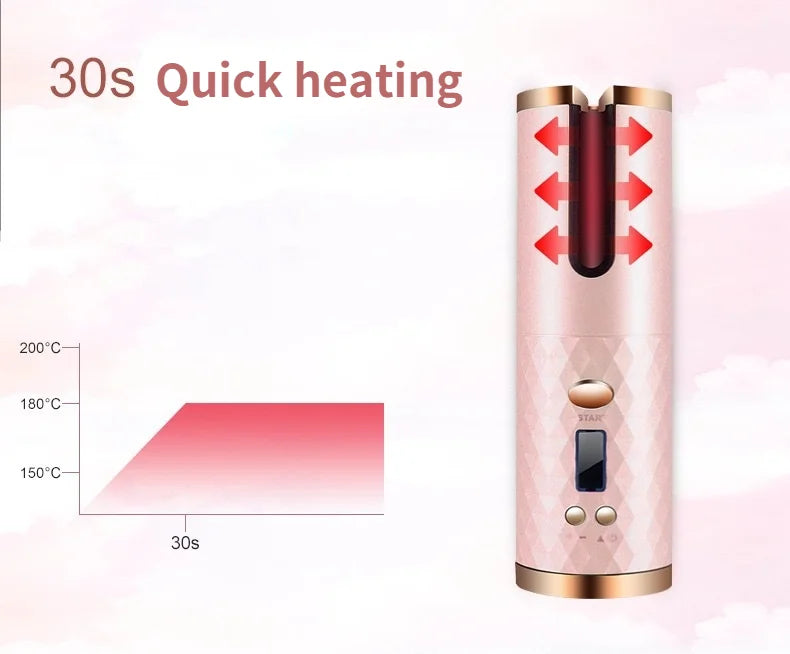 Automatic Curling Iron Cordless